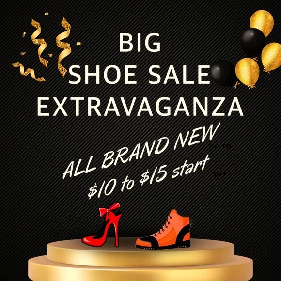 Like & Share ❤️ for this amazing New Shoe Sale TONIGHT 1/20/25 at 4:30pm EST 👠🥾👞 - Picture 1 of 1